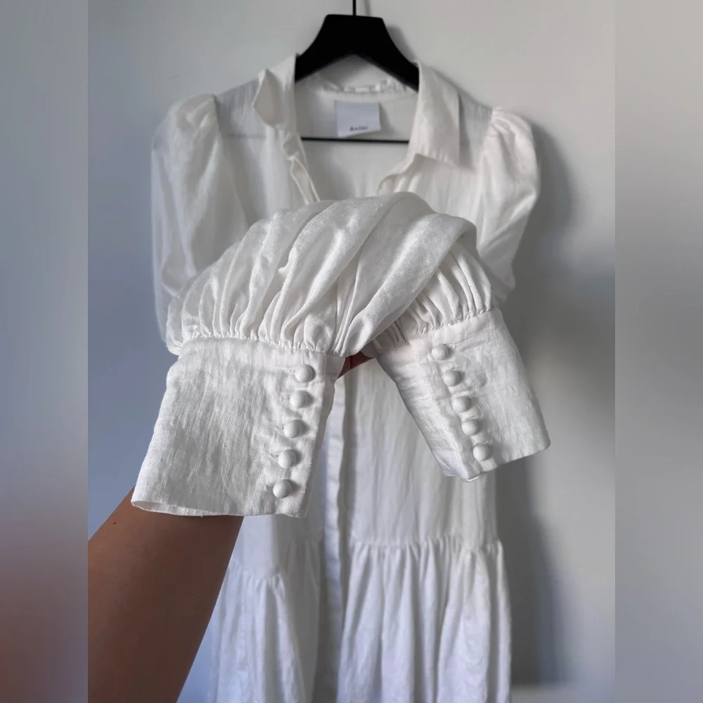 Acler Sherwood Dress in White - Size S - Picture 4 of 13